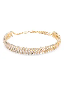 Чокер Idyllia Swarovski, золотой