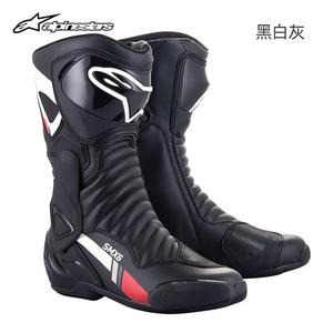 ALPINESTARS PROTECTS Мотоциклетные ботинки Xing SMX-6 для мужчин, профессиональные гоночные длинные ботинки с защитой от падения, противоскользящие гоночные мотоциклетные ботинки, женские длинные ботинки Xing SMX-6 V2, 2223017-1, размер 42