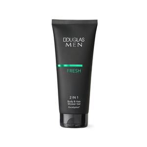 Гель для душа men fresh 2 in 1 body & hair shower gel Douglas Collection, объем 200 мл