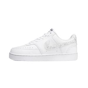 Nike Court Vision 1 LOW Next Nature износостойкие и легкие низкие кроссовки для скейтбординга Women's White Gray