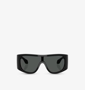 Солнцезащитные очки Ar8222U в прямоугольной оправе из ацетата Giorgio Armani, черный