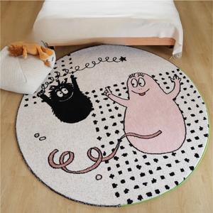 Saipos Ковер 150х150 см для детской/гостиной/спальни Babbadad Co-Branded, Qingshan Meisu