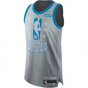 Баскетбольная майка NBA All Star Luka Doncic мужская Jordan, серебро