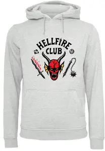 Пуловер F4NT4STIC Hoodie Stranger Things Hellfire Club Netflix TV Series, цвет grau meliert