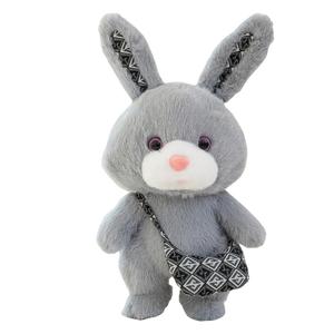 Плюшевые куклы пара кроликов высота 25cm/35cm/45cm Fox fairy, серый