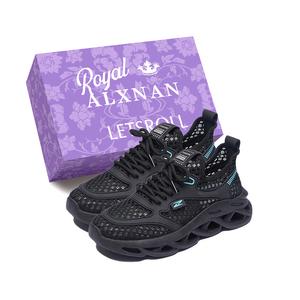Alxnan Дышащие женские низкие кеды повседневные Black+Box, цвет Black+Box