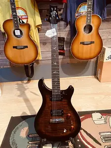 PRS SE Гитара Пола 2022 - настоящее время - Черно-золотой градиент