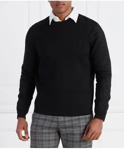 Свитер Reemo Regular fit Boss Green, черный