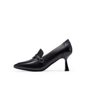 CHRISDIEN DENY Тонкие каблуки на шпильке 7 см женские черные, цвет Black