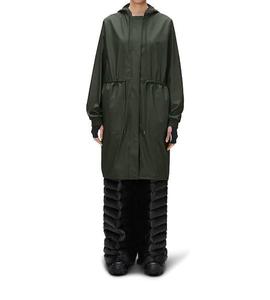 Куртка String W Parka зеленого цвета Rains, зеленый