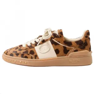 Valentino UPVILLAGE Garavani низкие скейтерские кроссовки женские леопардовый принт
