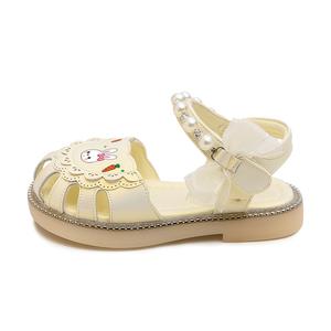 Легкие, амортизирующие, низкие сандалии Anti Kick для детей Budding, бежевый