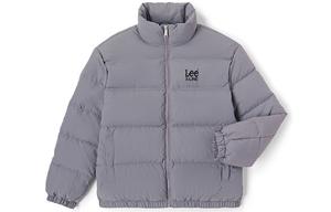 Lee Куртка пуховая унисекс сезон осень-зима 2023 серая, Gray