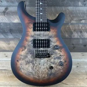 PRS SE Custom 24-08 Poplar Burl Ограниченная серия - Charcoal Cherry 103889