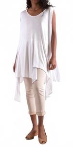 Платье-миди из джерси Squalo, белое Gigi Moda, белый