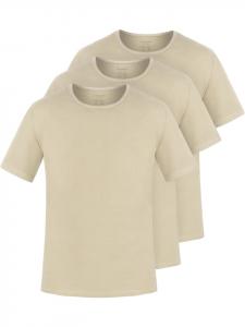 Normani Комплект из 3 мужских футболок из органического хлопка Nyons бежевого цвета