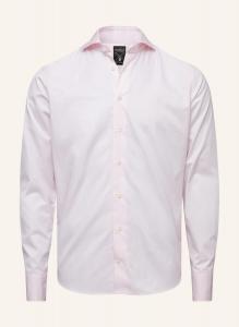 Рубашка узкого кроя с воротником акулы van Laack, розовый