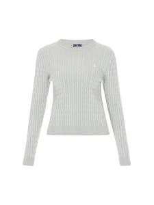 Женский свитер шалфейно-зеленого цвета DreiMaster Maritim