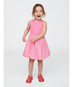 (K) Платье-пузырь из смешанных материалов (для малышей/младенцев)