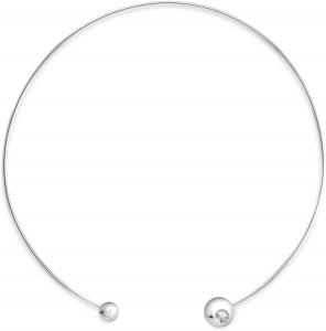 Женское колье-чокер Calvin Klein "Скульптурные пузырьки", нержавеющая сталь - современная мода на каждый день - подарок для нее, Silver