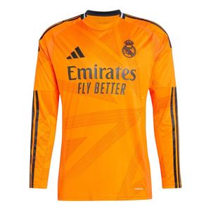 Джерси adidas Real Madrid CF 24/25 Long Sleeve Away Jersey 'Orange', оранжевый