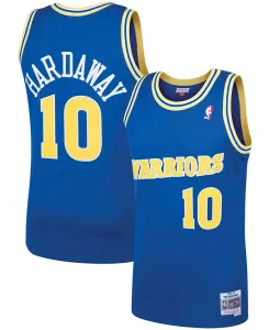 Мужская баскетбольная майка Tim Hardaway Royal Golden State Warriors 1990 Hardwood Classics Swingman Player Jersey Mitchell & Ness