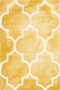 Ковер SAFAVIEH, 61 x 92 см, Dip Dye Collection Gold / Ivory DDY535H ручной работы марокканский акварельный премиум шерстяной