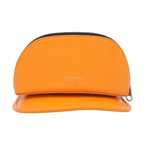 Burberry Женская плетёная шляпа оранжевая, Orange