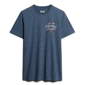 Футболка с коротким рукавом Superdry Vintage Workwear Relaxed, синий