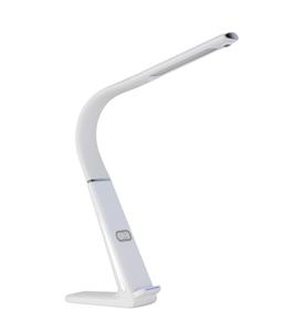 Настольная светодиодная лампа, с регулировкой яркости, белая, степень защиты IP20 Novel, белый