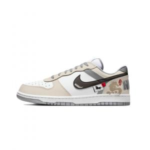 Мужские низкие скейтбордные кроссовки Big Horse Blessing Fortune, износостойкие, дышащие Nike, коричневый