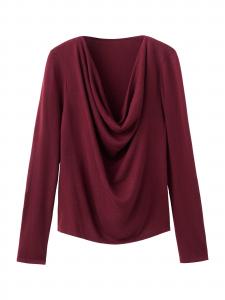 MANGO Свитер в цвете бордо