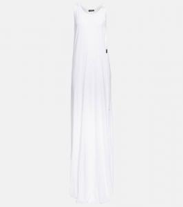 Халат Fernande из хлопка расклешенный Ann Demeulemeester, White