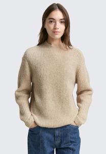 Джемпер TOM TAILOR DENIM PULLOVER RELAXED FIT MIT STEHKRAGEN, Cosy Beige Melange/Beige