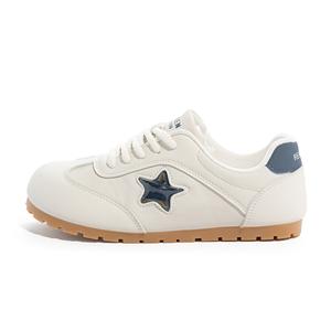 RENBEN Женские легкие устойчивые к истиранию скейтерские кеды с низким верхом - бежево-голубые, цвет Beige Blue