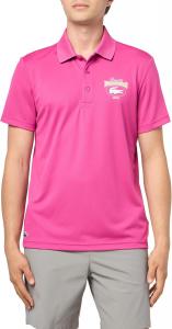 Lacoste мужская спортивная футболка-поло Miami Open Edition Ultra Dry, Fuchsia