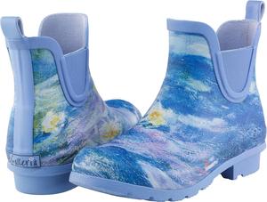 Женские дождевые ботинки челси Galleria Galleria Enterprises, Monet Water Lillies