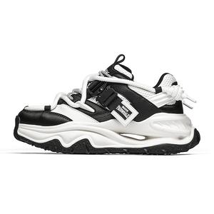 Нескользящие и износостойкие низкие кроссовки, увеличивающие рост, мужские FAIRWHALE, Beige Red