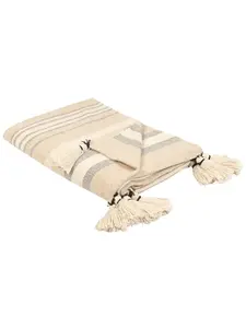 Пуховое одеяло Beliani Kuschel YARSELI, цвет beige/weiß/schwarz