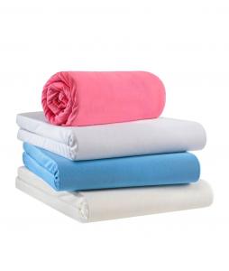 Трикотажная детская простыня из микрофибры 60х120 см - 70х140 см натуральная Arle-Living