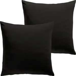 Наволочка Cuddly Pillow Cover "Сан-Франциско", 2 шт., черная, 40x40 см REDBEST