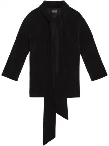 Топ с шарфом BALENCIAGA, черный