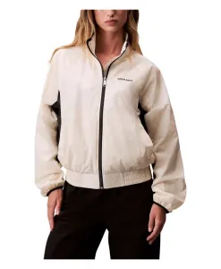 Ретро спортивная куртка Calvin Klein Jeans, бежевый