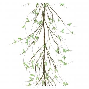 Декоративная гирлянда из мини-листьев Melrose International, 2 штуки, зеленый