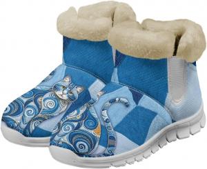 Quxjehoe Женские зимние ботинки с плюшевой подкладкой, теплые, удобные, противоскользящие, для улицы, на каждый день, на липучке, короткие ботильоны, размеры 36-41, белая подошва