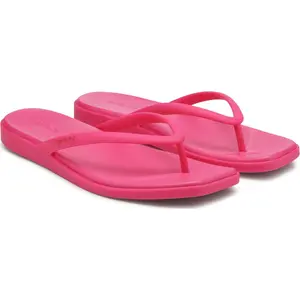 Сандалии на плоской подошве Crocs, dragon fruit pink