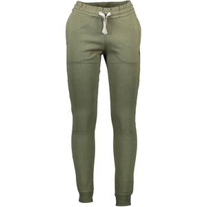 Зеленые хлопковые брюки U.S. Polo Assn., зеленый