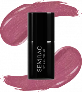 УФ-лак для ногтей Semilac 377 UV Nagellack Shimmer Stone Ruby