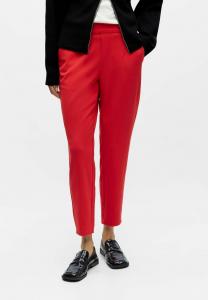 Брюки Object SLIM NOOS, Poinsettia/Coral