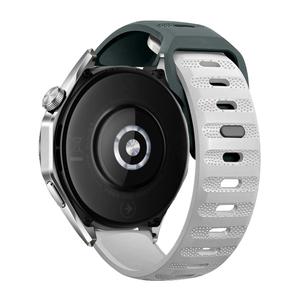 Ремешок Huawei совместимый силиконовый материал 217мм~224мм Penc iWatch, белый с темно-синим [Nijo]